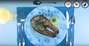 Maple Fish Recipe - Luminarc Altesse Blue
