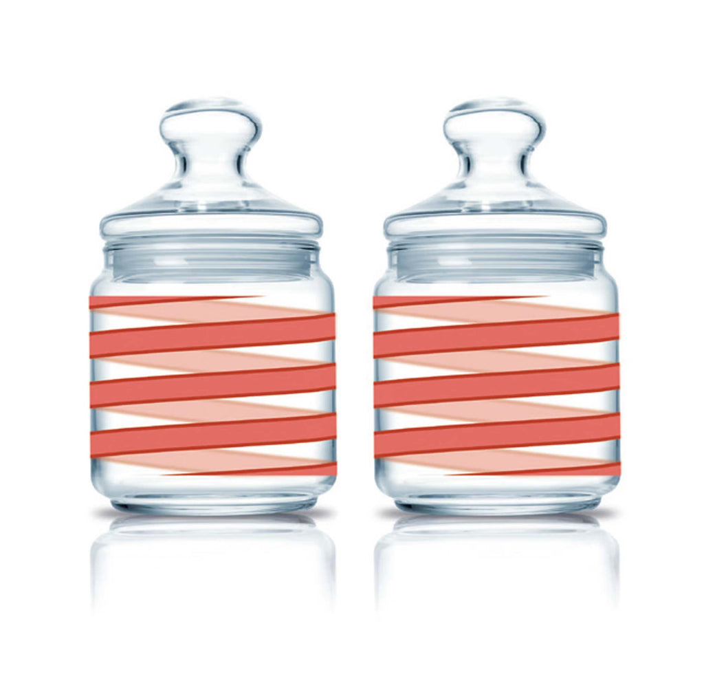 B-LUMINARC SPIRAL RED 0.75 JAR SET 2P