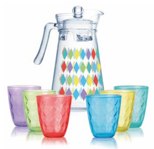 Luminarc Neo Diamond Colorlicious Drinkset