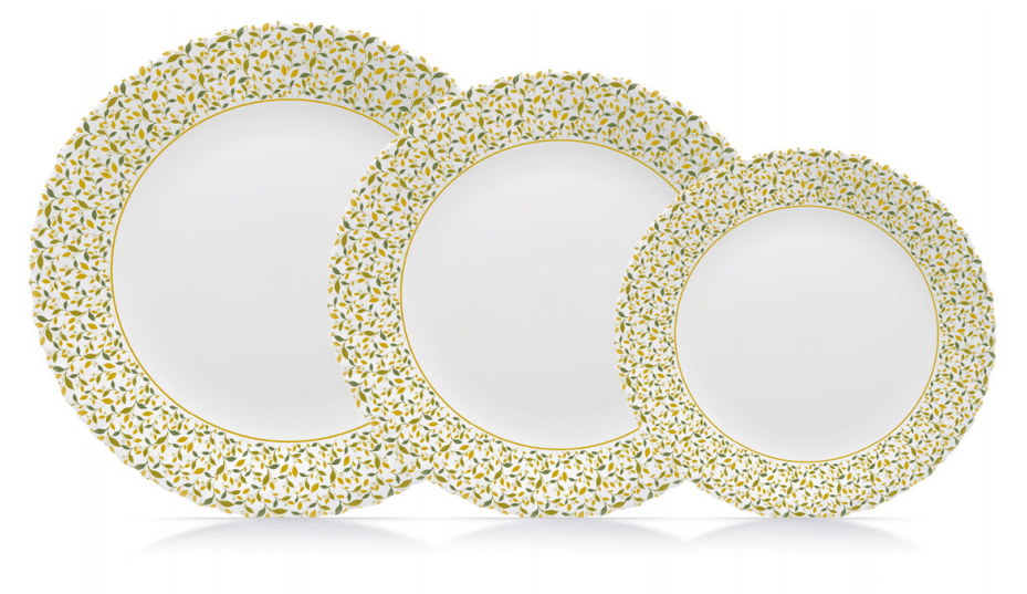 Endura Cheerful Leaves Dinnerset