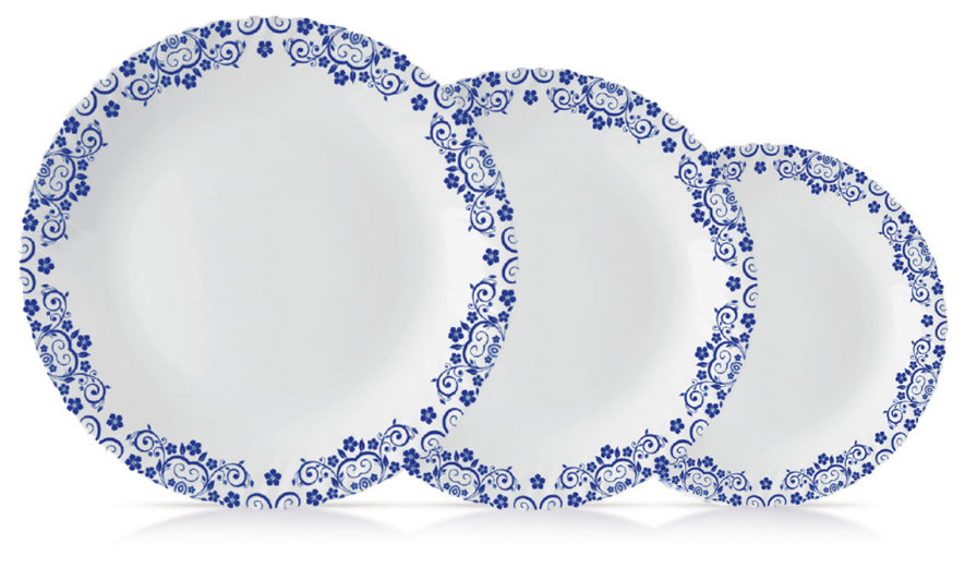 Endura Oriental Mystique Blue Dinnerset