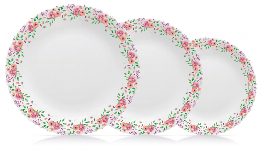 Endura Roses Dinnerset