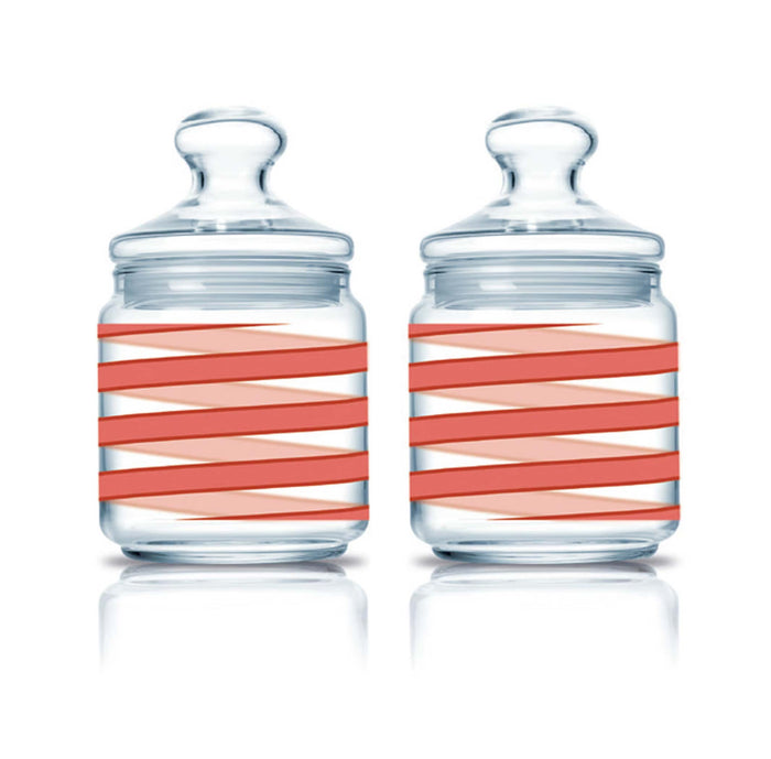 B-LUMINARC SPIRAL RED 0.75 JAR SET 2P
