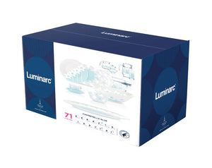 Luminarc 71 Pcs PIMPRENELLE BLUE Dinnerset