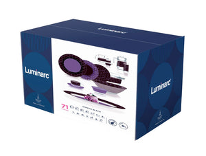 Luminarc 71 Pcs Soffici Black Dinnerset