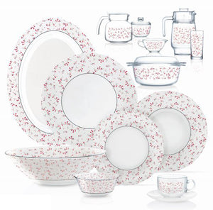 Endura 71 Pieces TAPIS RED Dinnerset