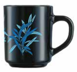 Luminarc Stackable Decorated Blue Palm Mug