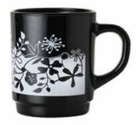 Luminarc Stackable Decorated Eden White Mug