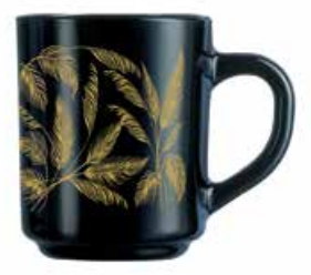 Luminarc Stackable Decorated Happy Leaves Mug