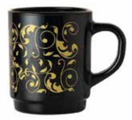 Luminarc Stackable Decorated Jazzy Gold Mug
