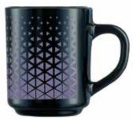 Luminarc Stackable Decorated Soraya Purple Mug