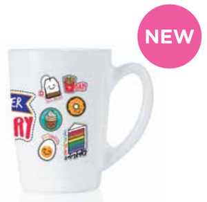 Luminarc New Morning Decorated Opal Forever Hungry Mug