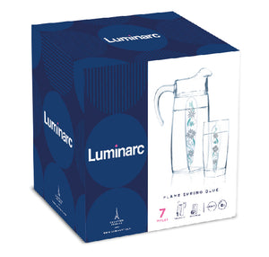 Luminarc Flame Sparkle Silver Drinkset