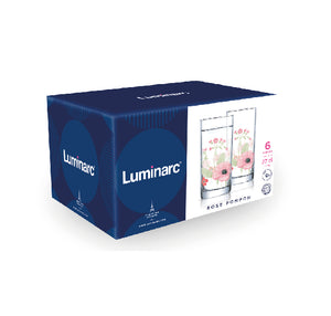 Luminarc Tivoli / Amsterdam Rose Pompon Drinkset