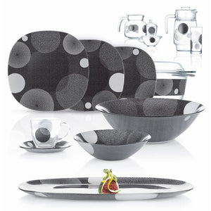 Luminarc 71P Constellation Black Dinnerset