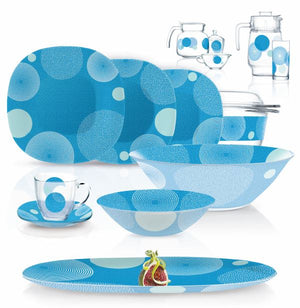 Luminarc 71P Constellation Blue Dinnerset