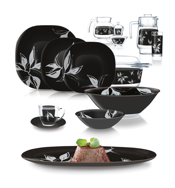 Luminarc 71P Onyx White Dinnerset