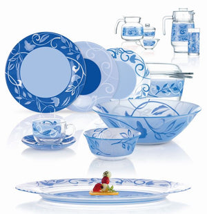 Luminarc 71 Pcs Plenitude Blue Dinnerset