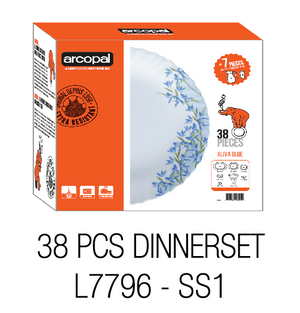 Arcopal Aliya Blue Dinnerset