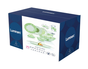Luminarc 71 Pcs Plenitude Green Dinnerset