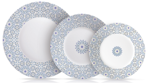 Endura Shiraz Blue Dinnerset