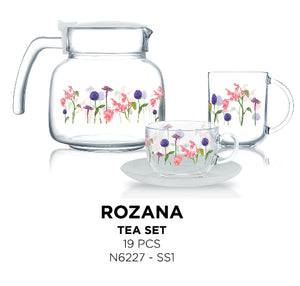 Luminarc Rozana Tea Set